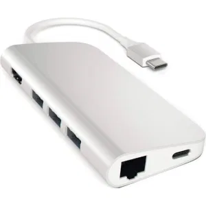 Док-станция Satechi Type-C Multi-Port Adapter 4K with Ethernet Silver (ST-TCMAS) Док-станция Satechi Type-C Multi-Port Adapter 4K with Ethernet Silver (ST-TCMAS)