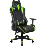 Кресло Aerocool AC220 AIR-BG черный/зеленый (AC220 AIR-BG)