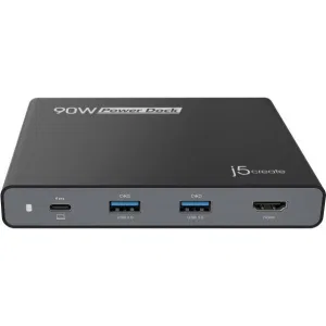 Док-станция j5create 90W Built-in USB-C Travel Dock (JCDP392) Док-станция j5create 90W Built-in USB-C Travel Dock (JCDP392)