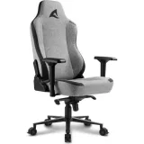Кресло Sharkoon Shark Skiller SGS40 Fabric Grey черный/серый (SGS40-F-BK/GY)