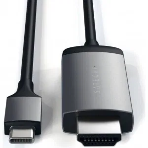 Кабель Satechi Type-C to 4K HDMI Cable Space Gray (ST-CHDMIM) Кабель Satechi Type-C to 4K HDMI Cable Space Gray (ST-CHDMIM)