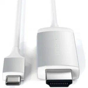 Кабель Satechi Type-C to 4K HDMI Cable Silver (ST-CHDMIS) Кабель Satechi Type-C to 4K HDMI Cable Silver (ST-CHDMIS)