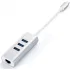 Адаптер Satechi Type-C 2-in-1 USB 3.0 Aluminum 3 Port Hub and Ethernet Port Silver (ST-TC2N1USB31AS) Адаптер Satechi Type-C 2-in-1 USB 3.0 Aluminum 3 Port Hub and Ethernet Port Silver (ST-TC2N1USB31AS)