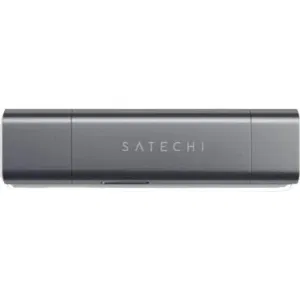 Адаптер Satechi Aluminum Type-C USB 3.0 and Micro/SD Card Reader Grey (ST-TCCRAM) Адаптер Satechi Aluminum Type-C USB 3.0 and Micro/SD Card Reader Grey (ST-TCCRAM)