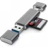 Адаптер Satechi Aluminum Type-C USB 3.0 and Micro/SD Card Reader Grey (ST-TCCRAM) Адаптер Satechi Aluminum Type-C USB 3.0 and Micro/SD Card Reader Grey (ST-TCCRAM)