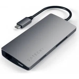 Док-станция Satechi Type-C Multi-Port Adapter 4K with Ethernet V2 Grey (ST-TCMA2M) Док-станция Satechi Type-C Multi-Port Adapter 4K with Ethernet V2 Grey (ST-TCMA2M)