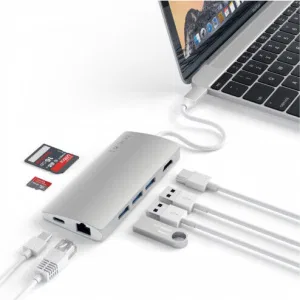 Док-станция Satechi Type-C Multi-Port Adapter 4K with Ethernet V2 Silver (ST-TCMA2S) Док-станция Satechi Type-C Multi-Port Adapter 4K with Ethernet V2 Silver (ST-TCMA2S)