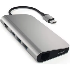 Док-станция Satechi Type-C Multi-Port Adapter 4K with Ethernet Grey (ST-TCMAM) Док-станция Satechi Type-C Multi-Port Adapter 4K with Ethernet Grey (ST-TCMAM)