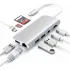 Док-станция Satechi Aluminum Type-C Multimedia Adapter Silver (ST-TCMM8PAS) Док-станция Satechi Aluminum Type-C Multimedia Adapter Silver (ST-TCMM8PAS)