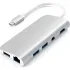 Док-станция Satechi Aluminum Type-C Multimedia Adapter Silver (ST-TCMM8PAS) Док-станция Satechi Aluminum Type-C Multimedia Adapter Silver (ST-TCMM8PAS)
