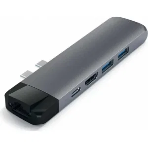Док-станция Satechi Aluminum Type-C Pro Hub Adapter with Ethernet & 4K HDMI Grey (ST-TCPHEM) Док-станция Satechi Aluminum Type-C Pro Hub Adapter with Ethernet & 4K HDMI Grey (ST-TCPHEM)