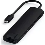 Док-станция Satechi Type-C Slim Multiport with Ethernet Adapter Black (ST-UCSMA3K)