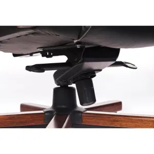 Кресло руководителя Бюрократ T-9923WALNUT черный кожа крестовина металл/дерево Кресло руководителя Бюрократ T-9923WALNUT черный кожа крестовина металл/дерево