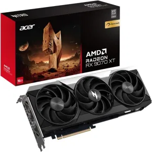 Видеокарта Acer Nitro Radeon RX 9070 XT OC 16GB · Radeon RX 9070 XT, 16 GB Видеокарта Acer Nitro Radeon RX 9070 XT OC 16GB · Radeon RX 9070 XT, 16 GB